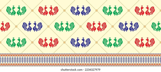 The Kutch Embroidery is a handicraft and textile signature art tradition of the tribal community of Kutch District in Gujarat and Sindh.