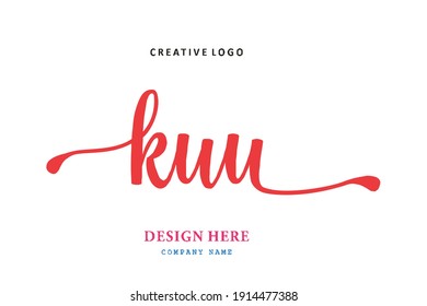 KUU lettering logo is simple, easy to understand and authoritative