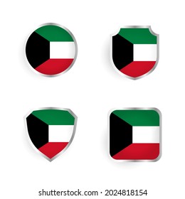 Kuwait Country Badge and Label Collection