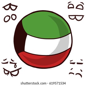 Kuwait country ball