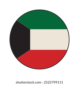 Kuwait country flag icon vector illustration design