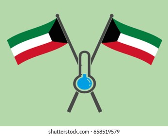 Kuwait Emblem Cold Temperature