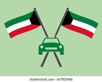 Kuwait Emblem Cop Police