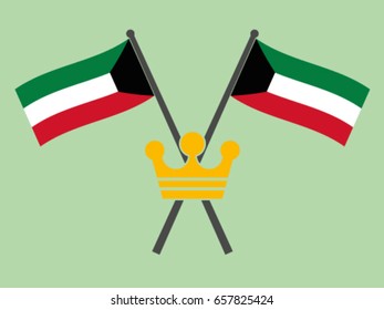 Kuwait Emblem Kingdom Crown