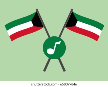 Kuwait Emblem Music Note 