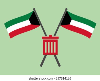 Kuwait Emblem Trash
