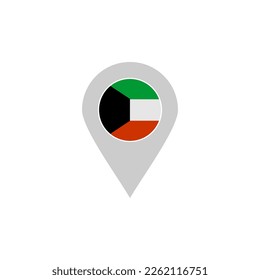 Kuwait flag icon set, Kuwait independence day icon set vector sign symbol