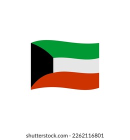 Kuwait flag icon set, Kuwait independence day icon set vector sign symbol