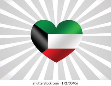 Kuwait flag themes idea design