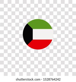 kuwait icon sign and symbol. kuwait color icon for website design and mobile app development. Simple Element from countrys flags collection for mobile concept and web apps icon.