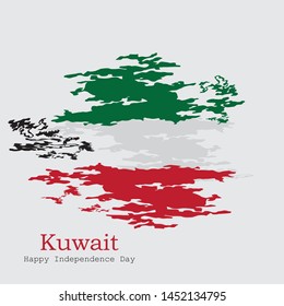 Kuwait Independence Day, can be used for greeting card or poster