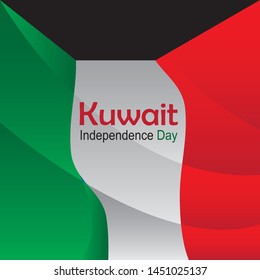 Kuwait Independence Day, can used for gretting card and poster