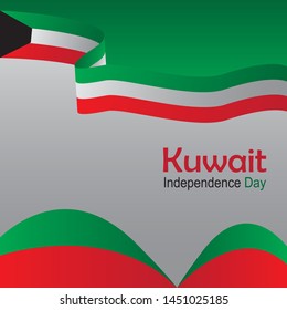 Kuwait Independence Day, can used for gretting card and poster