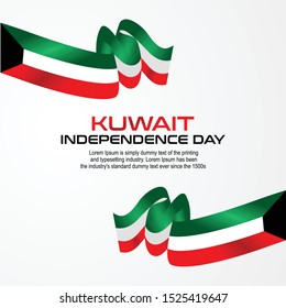 Kuwait Independence Day Celebration Creative Design Illustration Vector Template
