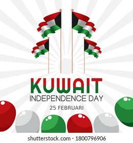 Kuwait Independence Day Vector Illustration