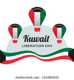 Kuwait Liberation Day Illustration