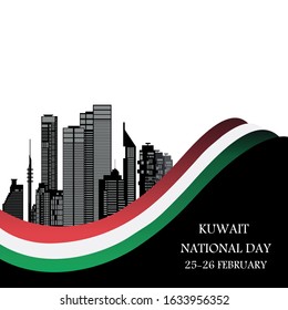 Kuwait is my nation arabic calligraphy for national day celebration. Slogan for independence day of kuwait, translated: Kuwait is my nation. to celebrate the 25th of February, national day of kuwait
