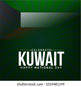 Kuwait National Day Background.