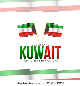 Kuwait National Day Background Stock Vector (Royalty Free) 1019481208 ...