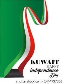 Kuwait National Day Celebration Vector Illustration