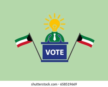 Kuwait Podium Bright Idea Politician Poll 