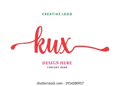 El logotipo de la inscripción en KUX es sencillo, fácil de entender y autorizado