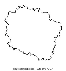 Kuyavian Pomeranian Voivodeship map, province of Poland. Vector illustration.