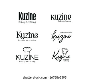 Kuzine Logo, Bakery Catering Logo