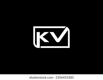 KV Letter Logo Design And Template Vector Logo