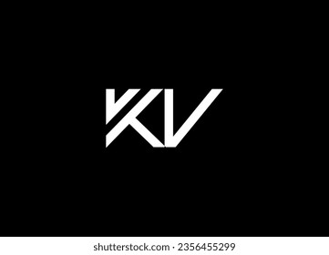 KV Letter Logo Design And Template Vector Logo