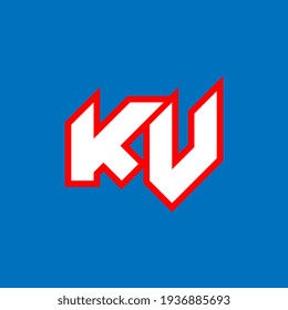 KV logo design, initial KV letter design with sci-fi style. KV logo for game, esport, Technology, Digital, Community or Business. K V sport modern Italic alphabet font. Typography urban style fonts.