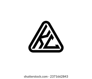 KV logo design vector template