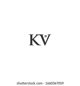 KV-Logo mit einem Fensterelement, d. h. einer Immobilienfirma