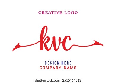 KVC lettering logo is simple, easy to understand and authoritative
