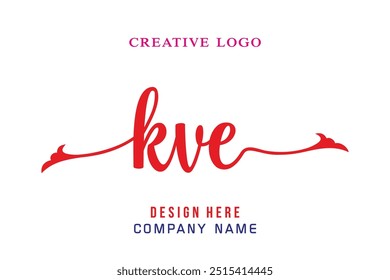 KVE lettering logo is simple, easy to understand and authoritative