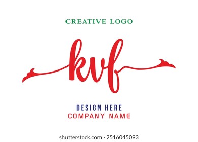 KVF  lettering logo is simple, easy to understand and authoritative