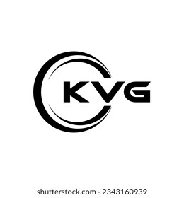 KVG Logo Design, Inspiration for a Unique Identity. Modern Elegance and Creative Design. Watermark Your Success with the Striking this Logo.