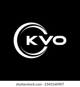 KVO Logo Design, Inspiration for a Unique Identity. Modern Elegance and Creative Design. Watermark Your Success with the Striking this Logo.