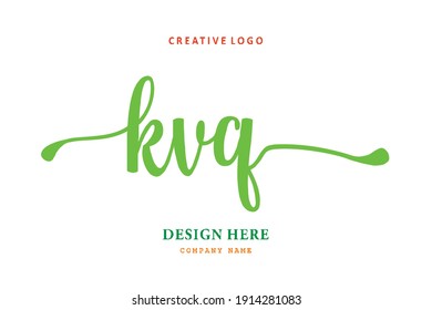 KVQ lettering logo is simple, easy to understand and authoritative