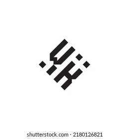 KW abstract geometric concept logo in high quality professional design that will be best for street style