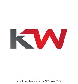 KW company linked letter logo