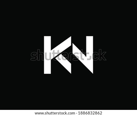 KW logo, letter KW logo design vector