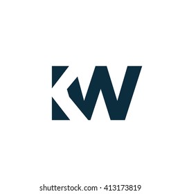 Letter Kw Logo Images, Stock Photos & Vectors | Shutterstock