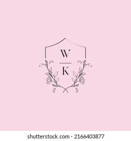 Cartas con el logotipo de la boda de KW en un diseño profesional de alta calidad que se imprimirán en cualquier medio impreso