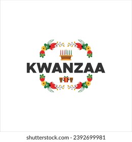 Kwanzaa Banner Element Vector Design