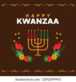 Kwanzaa Banner Element Vector Design