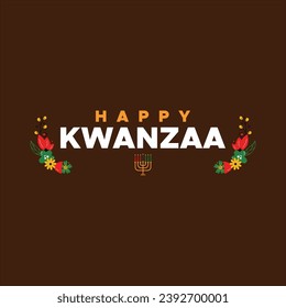 Kwanzaa Banner Element Vector Design