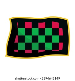 kwanzaa carpet illustration vector isolated