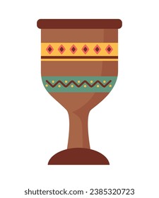 kwanzaa cup illustration vector isolated