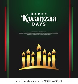 Kwanzaa Day Design Background For Greeting Celebrate Moment